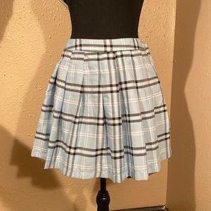 Women pleated plaid tennis skirt size XL
